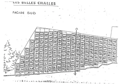 Plan de l'établissement Résidence Belles Challes - Studio 4 personnes à Arc 1800 skis aux pieds et proche des commerces dans le village du Charvet MAE-2092