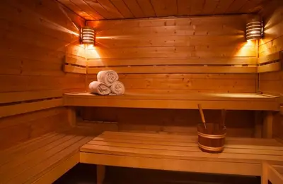 Plan de l'établissement Appartement Marquise de 110m2 avec vue et sauna à 10 min des pistes