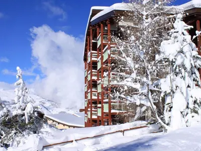 L'établissement Appartement Ski aux pieds · Balcon - FR-1-346-479 en hiver
