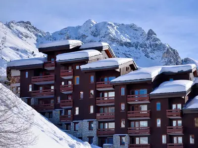 Plan de l'établissement Studio divisible 4 pers au cœur de la station, animaux admis, vue pistes - FR-1-181-2314