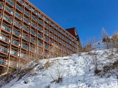 L'établissement Studio rénové proche centre avec balcon et WiFi - FR-1-346-362 en hiver