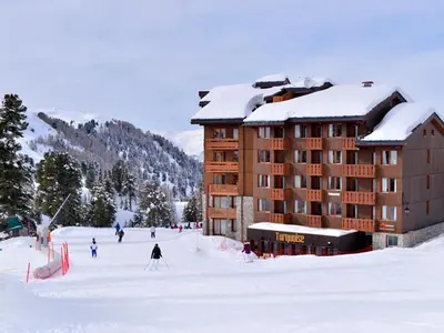 L'établissement Appartement fonctionnel skis aux pieds avec balcon, 5 pers, Belle Plagne - FR-1-181-2167 en hiver