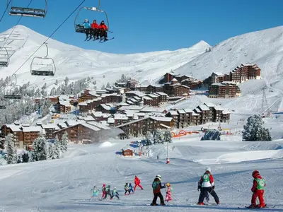 Plan de l'établissement Appartement fonctionnel et agréable Ski aux pieds Vue pistes - FR-1-181-2148