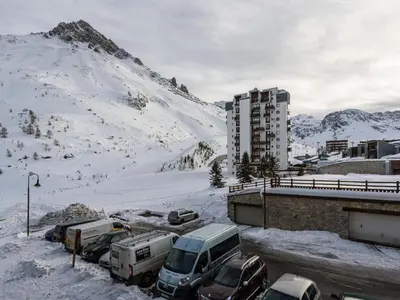 L'établissement Studio rénové à Tignes, proche pistes et commerces, balcon, WIFI - FR-1-502-388 en hiver