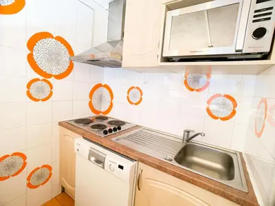 Cuisine ou kitchenette dans l'établissement Résidence Palafour - Studio 26-30 m² Standard MAE-7644