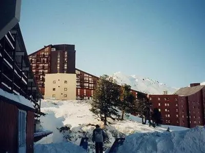 L'établissement Appartement calme avec balcon pour 4 pers à Arc 2000 - FR-1-346-518 en hiver