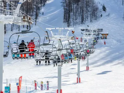 L'établissement Studio skis aux pieds à Val-d'Isère, animaux admis - FR-1-694-143 en hiver