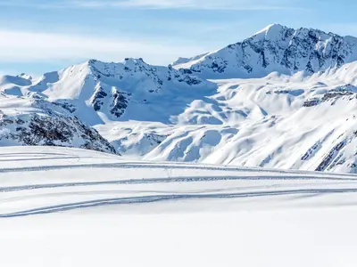 L'établissement Studio skis aux pieds à Val-d'Isère, animaux admis - FR-1-694-143 en hiver