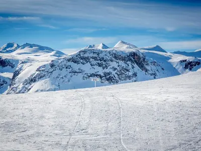 L'établissement Appartement spacieux avec WiFi au pied des pistes - La Daille - FR-1-694-54 en hiver